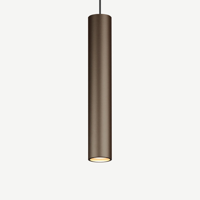 Pendant lamp TUUB 400 mm with GU10 fitting - bronze