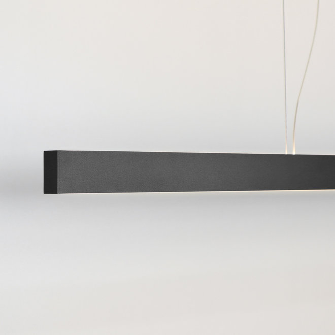 LINE linear LED pendant lamp up-down - black