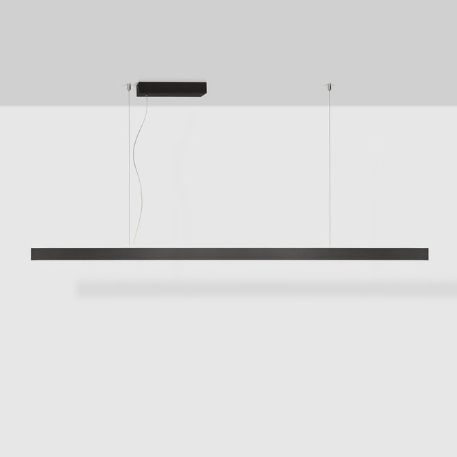 LINE lineaire LED hanglamp up-down - zwart