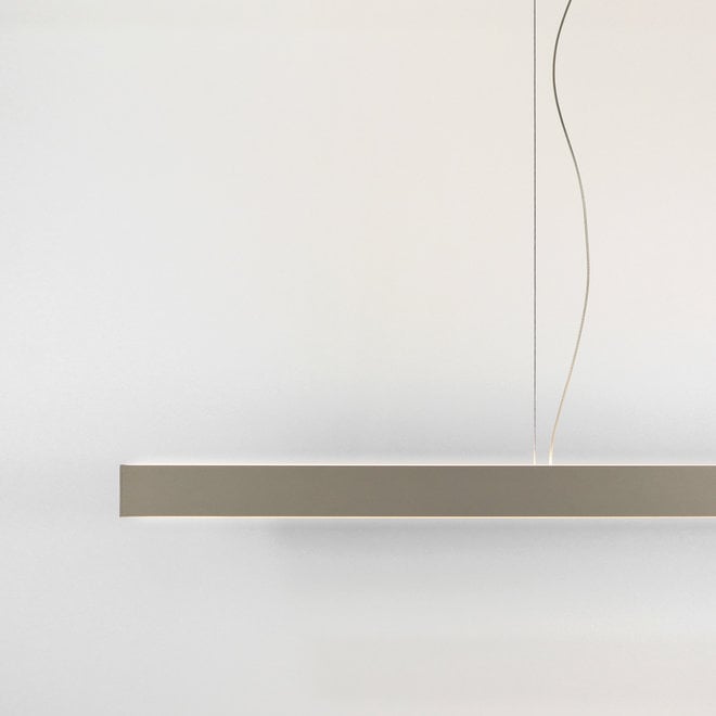 LINE linear LED pendant lamp up-down - champagne
