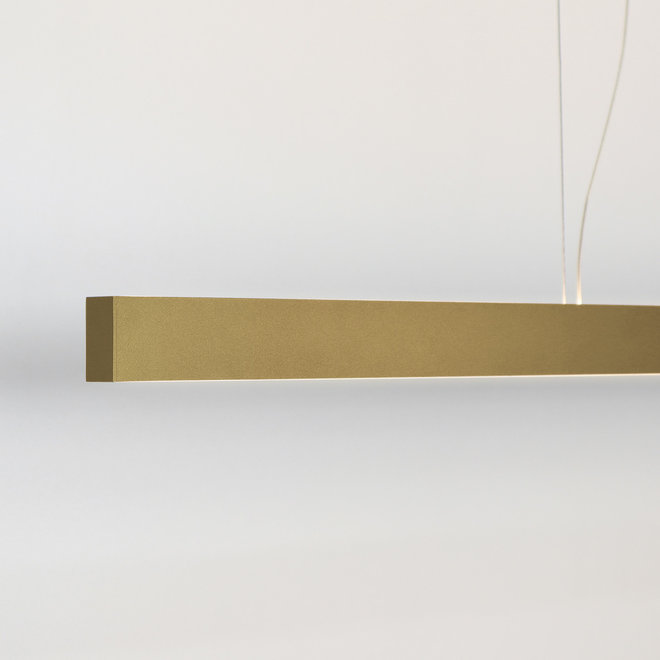 LINE linear LED pendant lamp up-down - gold