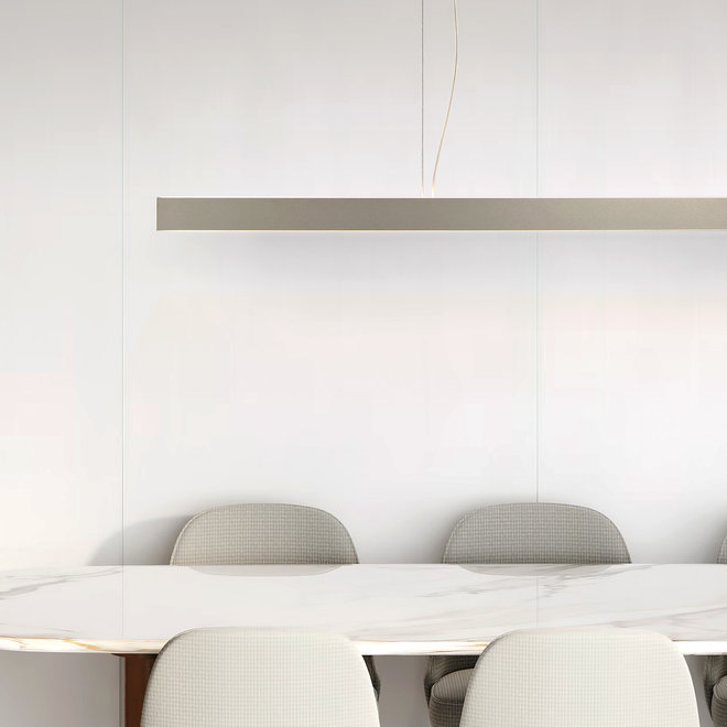 LINE linear LED pendant lamp up-down - gold