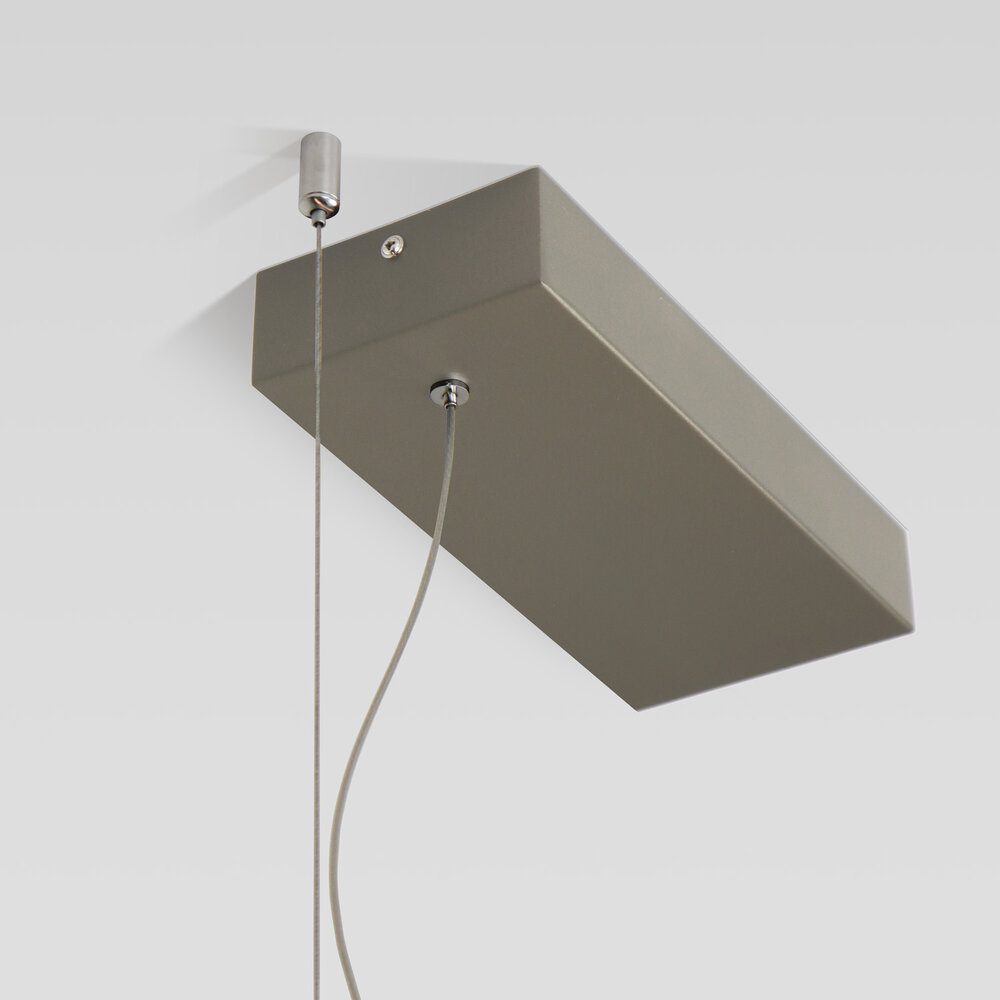 LINE linear LED pendant lamp up-down - Brushed Champagne