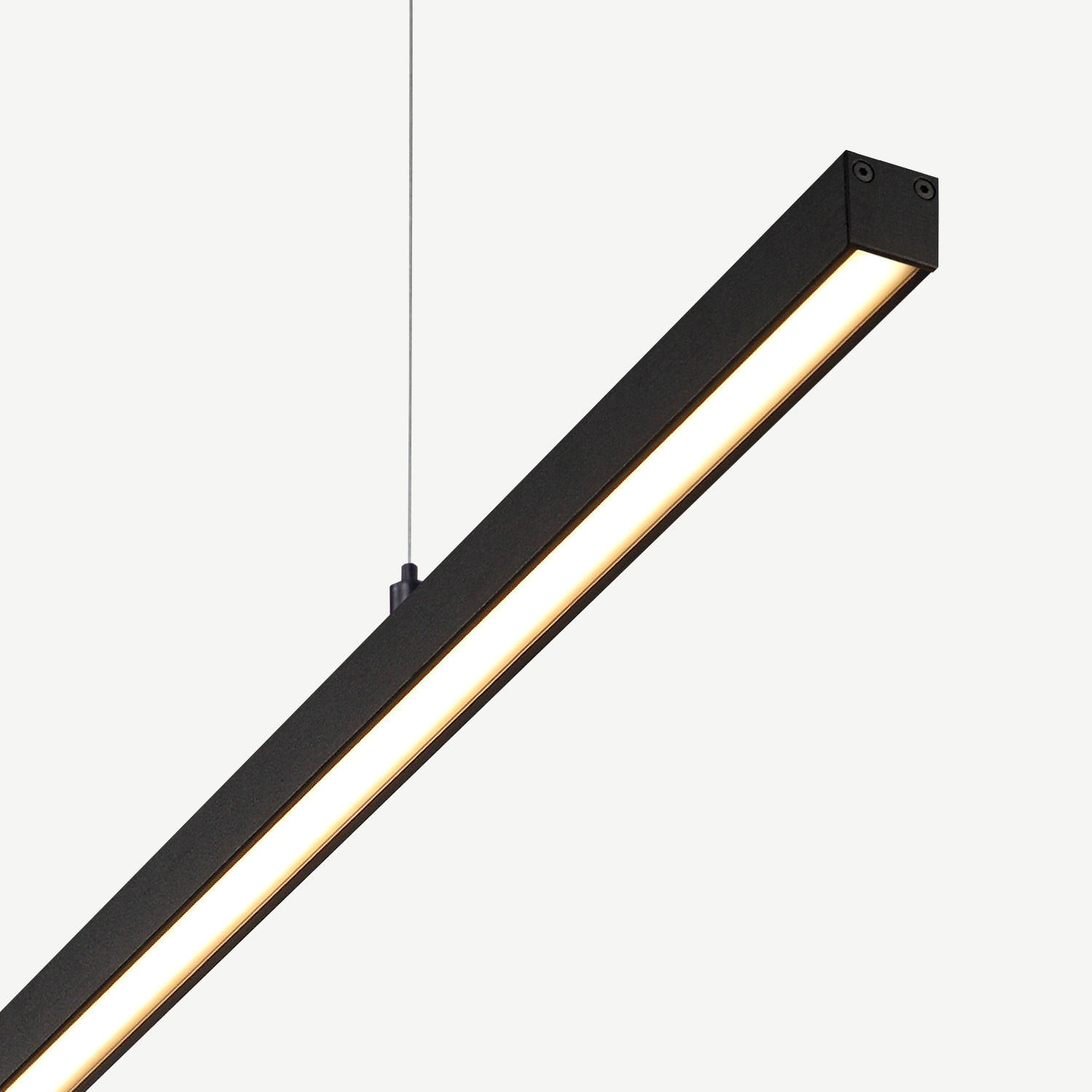 factor Informeer Nauwkeurig Moderne LED hanglamp LINE Slim 2000 mm - zwart - Lightinova - Professionele  verlichting