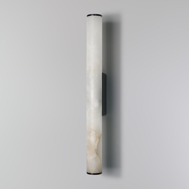 TUBE 400 LED wall lamp – Alabaster natural stone