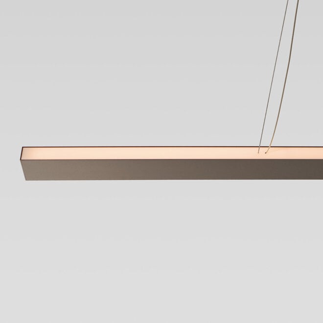 LINE lineaire LED hanglamp up-down - brons