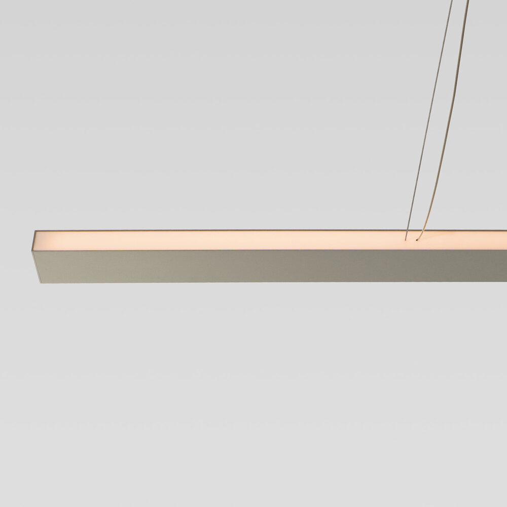 LINE linear LED pendant lamp up-down - Brushed Champagne