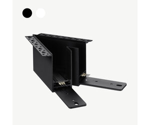CLIXX SLIM magnetic track system - recessed 45° corner - Lightinova