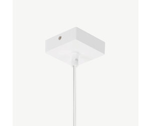Statafel Summer rond incl. acrylplaat 75xH110cm wit