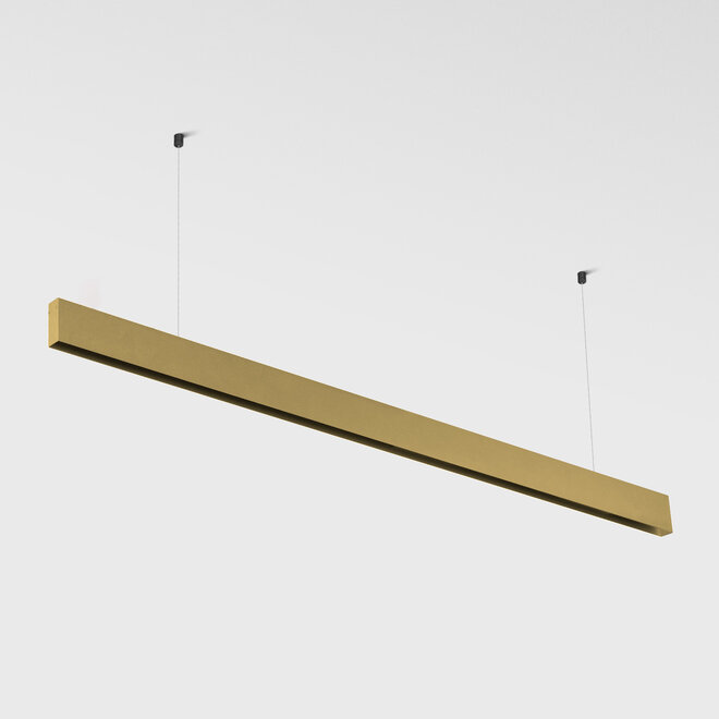 CLIXX SLIM magnetic track light system - pendant profile - gold