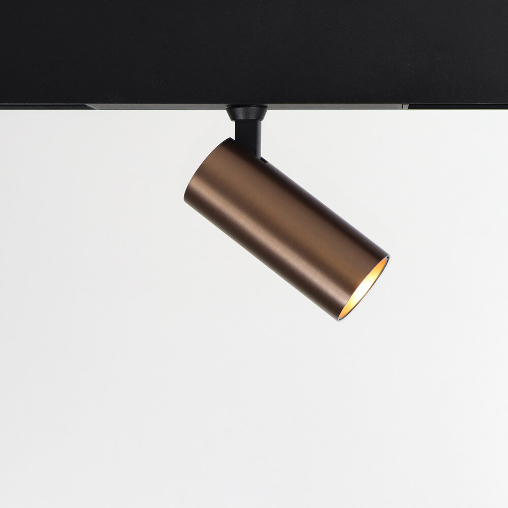 CLIXX SLIM magnetisch rail verlichtingssysteem - SPOT35D LED module - Geborsteld Brons