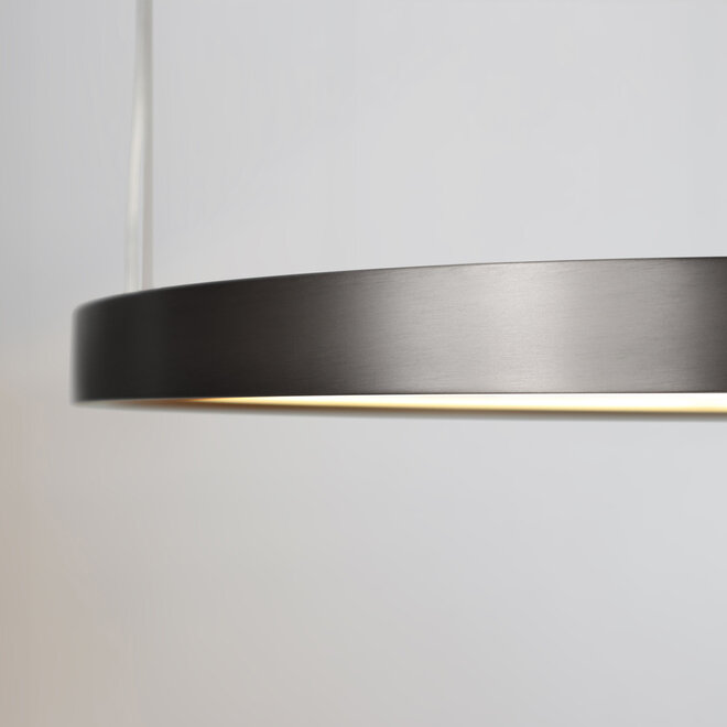 HALO LED ring hanglamp - Geborsteld zwart