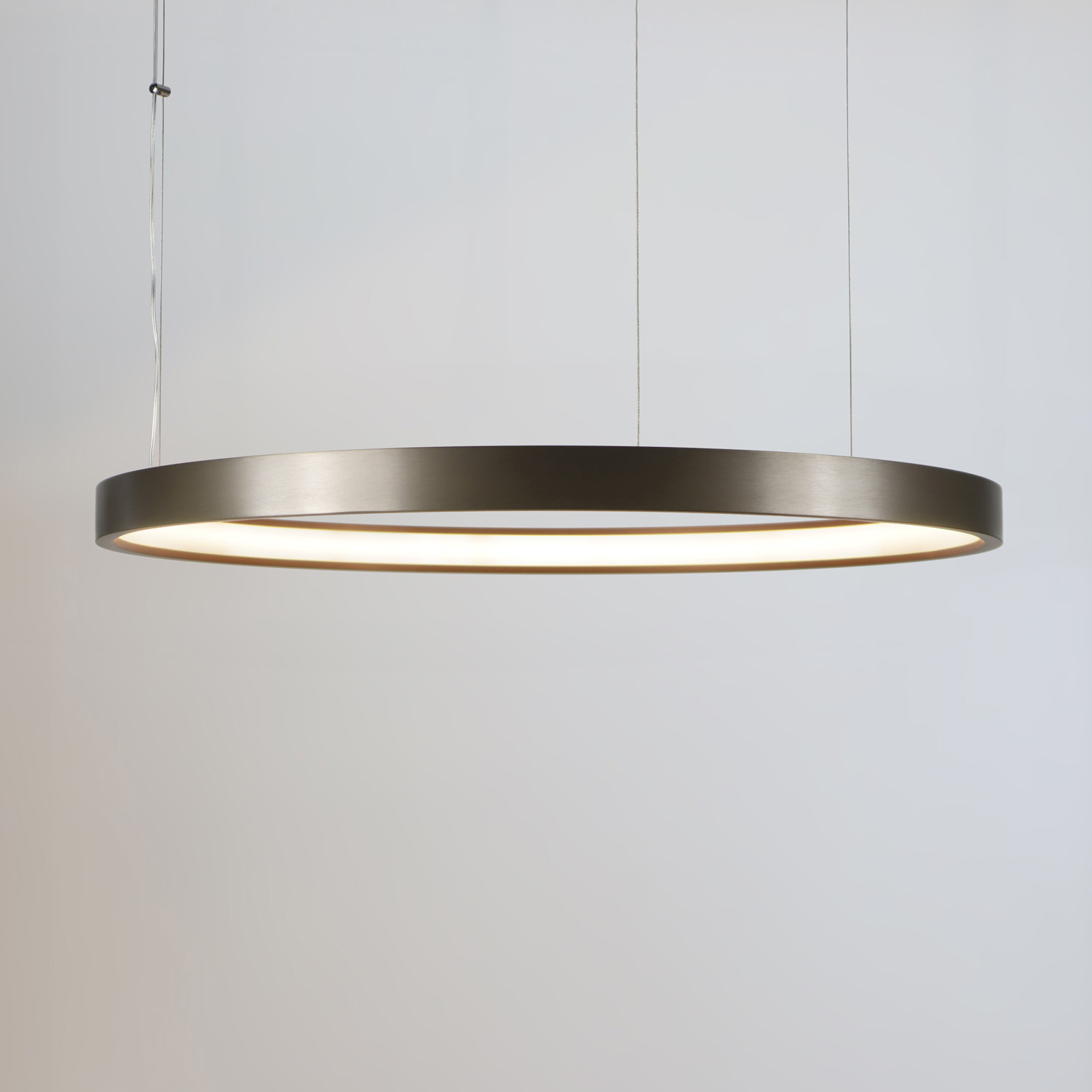 HALO LED ring hanglamp - Geborsteld champagne - Lightinova ...