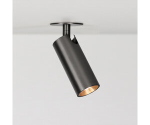 Lámpara de techo moderna de cristal redonda mini Bauhaus