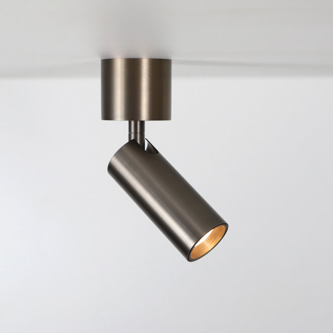 SPOT40 surface mounted adjustable LED spot - Brushed Champagne