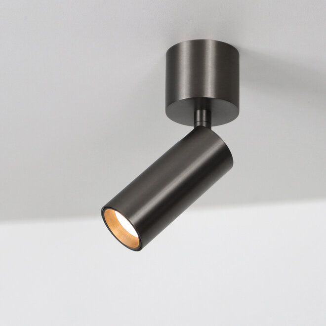 SPOT40 surface mounted adjustable LED spot - Brushed Black