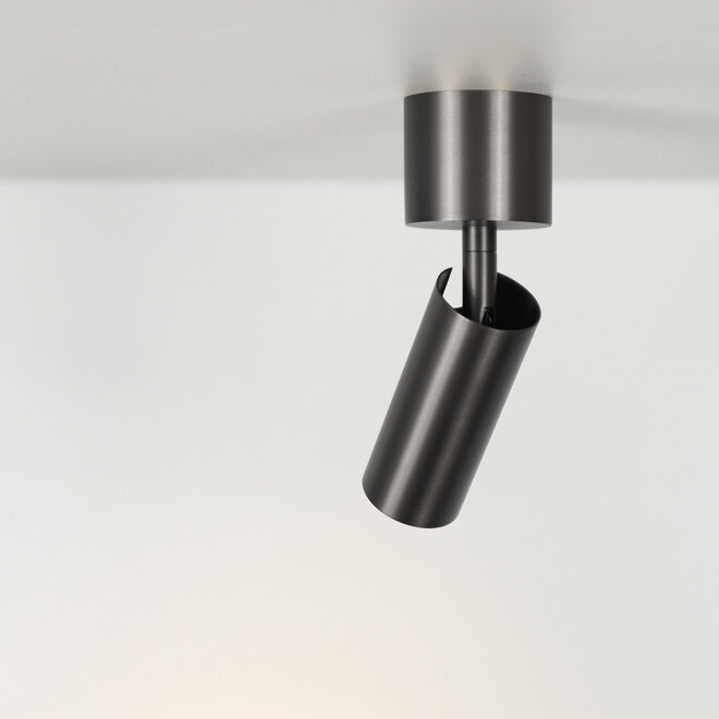 SPOT40 surface mounted adjustable LED spot - Brushed Black