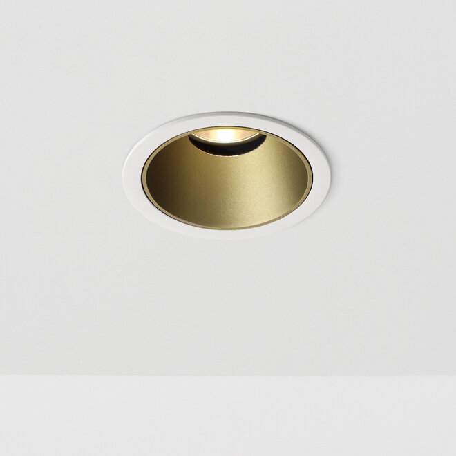CONE - Deep anti-glare recessed LED spot - gold