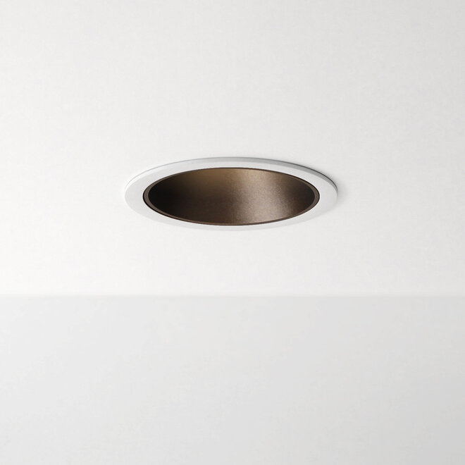 CONE - Deep anti-glare recessed LED spot - Bronze