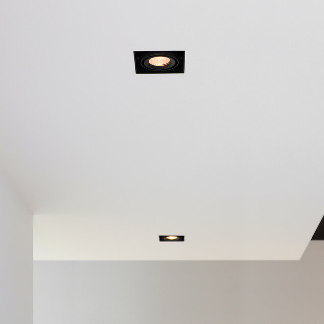 Trimless recessed LED spot BLEND white single