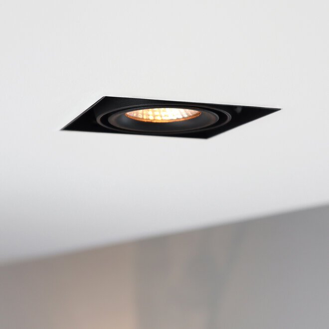 Trimless inbouw LED spot BLEND zwart enkel