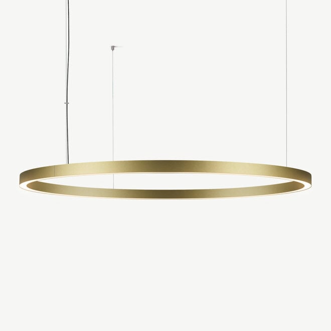 LED ring pendant lamp HALO Up-Down ∅1800 mm - gold