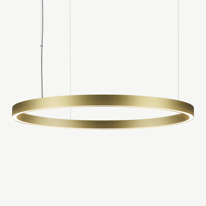 LED ring pendant lamp HALO Up-Down ∅1200 mm - gold