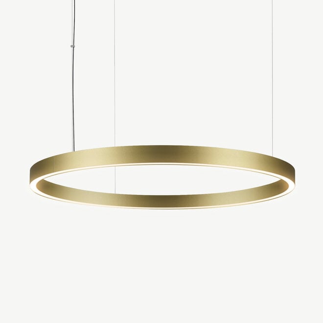 LED ring pendant lamp HALO Up-Down ∅900 mm - gold