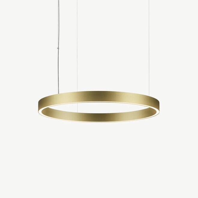 LED ring pendant lamp HALO Up-Down ∅600 mm - gold