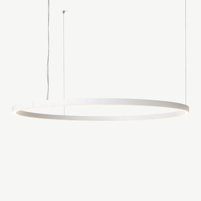 LED ring pendant lamp HALO Up-Down ∅1800 mm - white