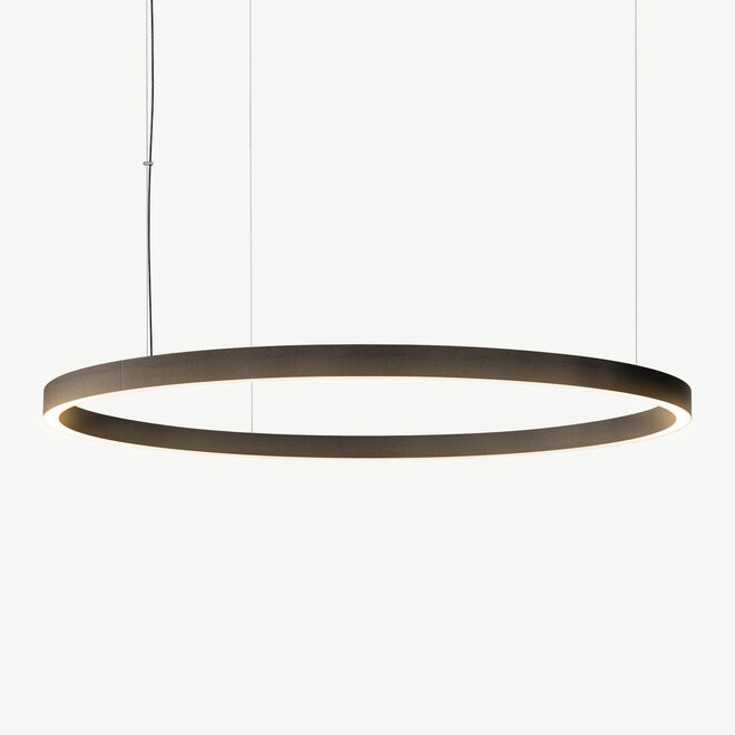 LED ring pendant lamp HALO Up-Down ∅1200 mm - bronze