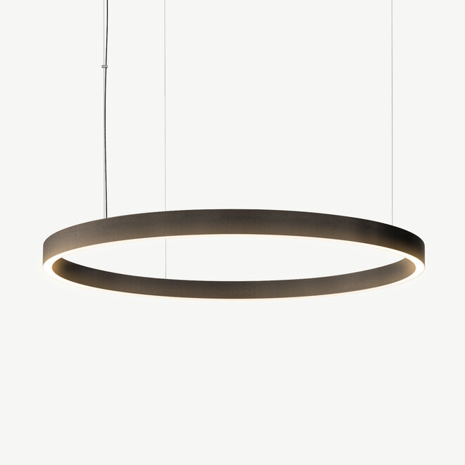 LED ring pendant lamp HALO Up-Down ∅900 mm - bronze