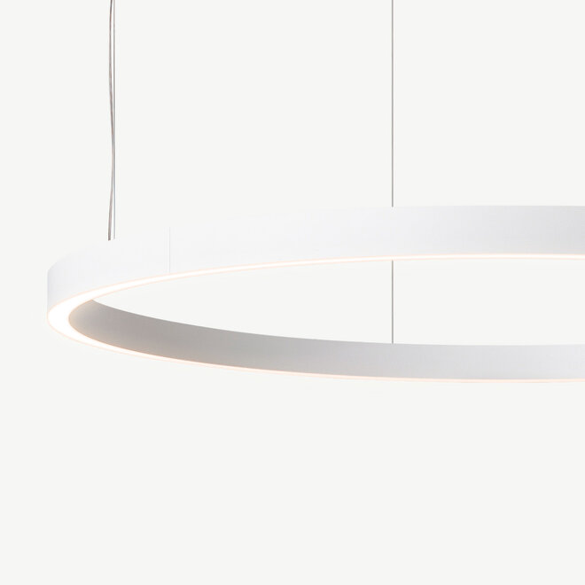 LED ring pendant lamp HALO Up-Down ∅900 mm - white