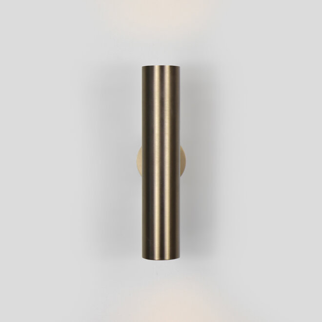 SPOT40 LED up-down wall lamp - Brushed Gold - Lightinova - Professional ...