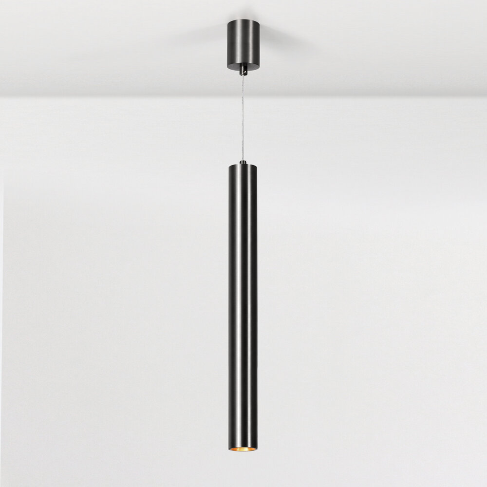 SPOT40 LED hanglamp 400 - Geborsteld Zwart