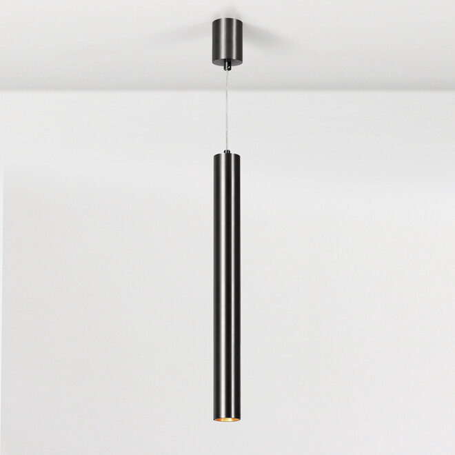 SPOT40 LED hanglamp 400 - Geborsteld Zwart