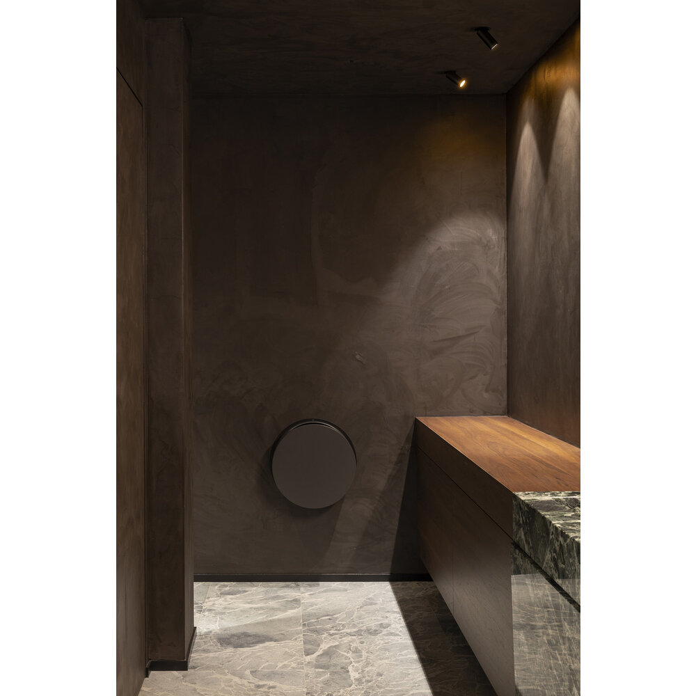 Retractable recessed LED spot PEEK - Black