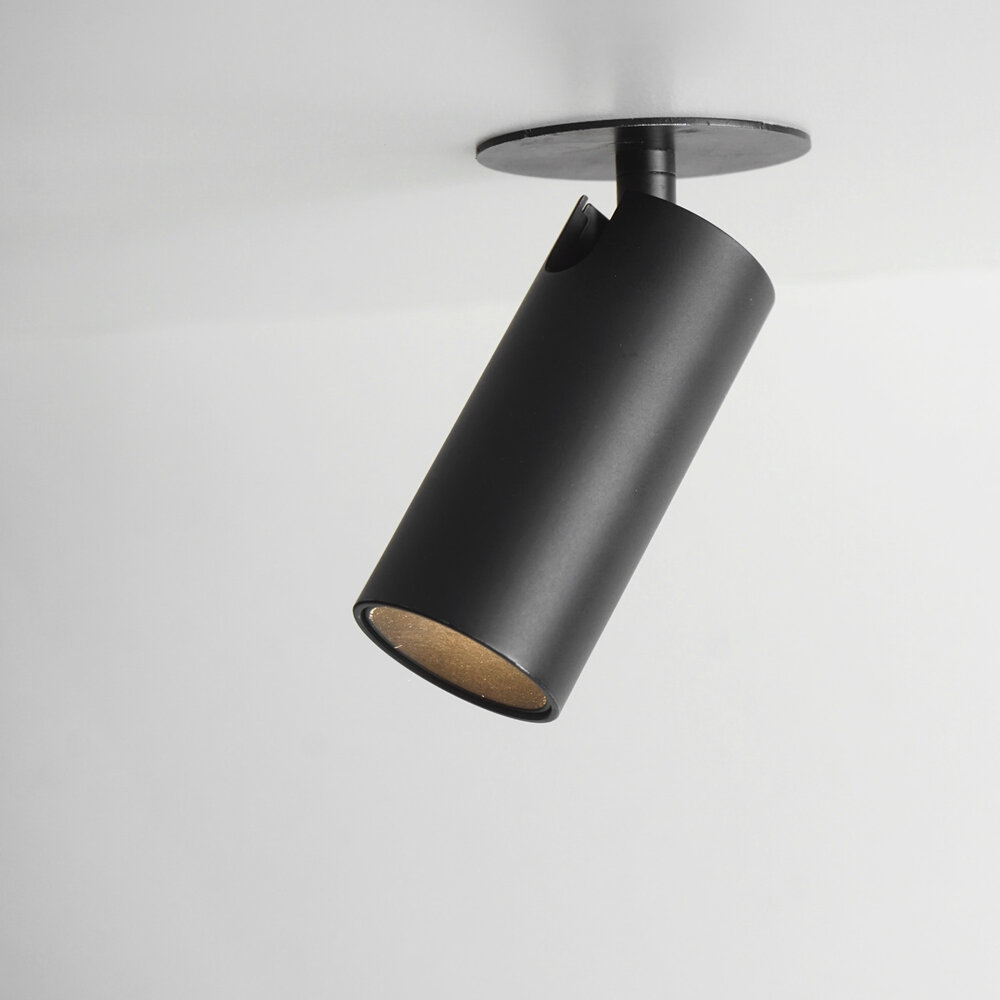 Inbouw mini LED spot SPOT30 kantelbaar - Zwart