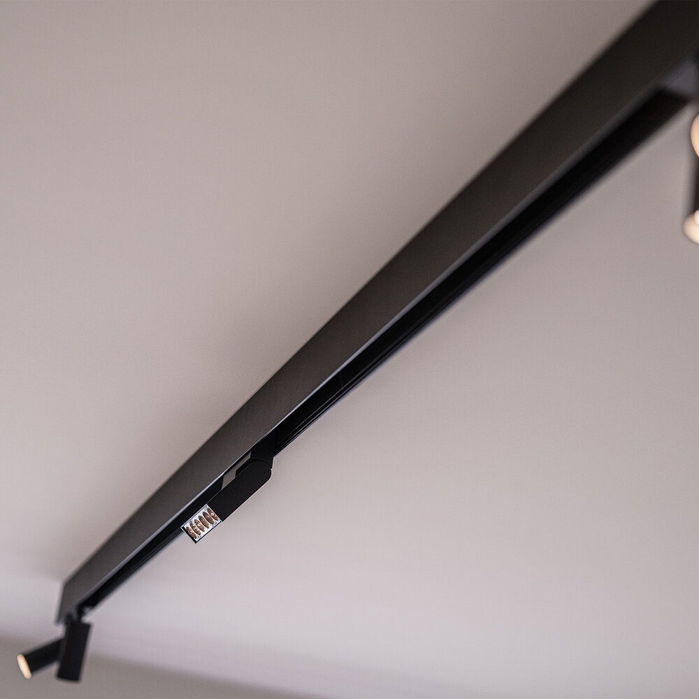 CLIXX SLIM magnetic track light system - surface profile - Black