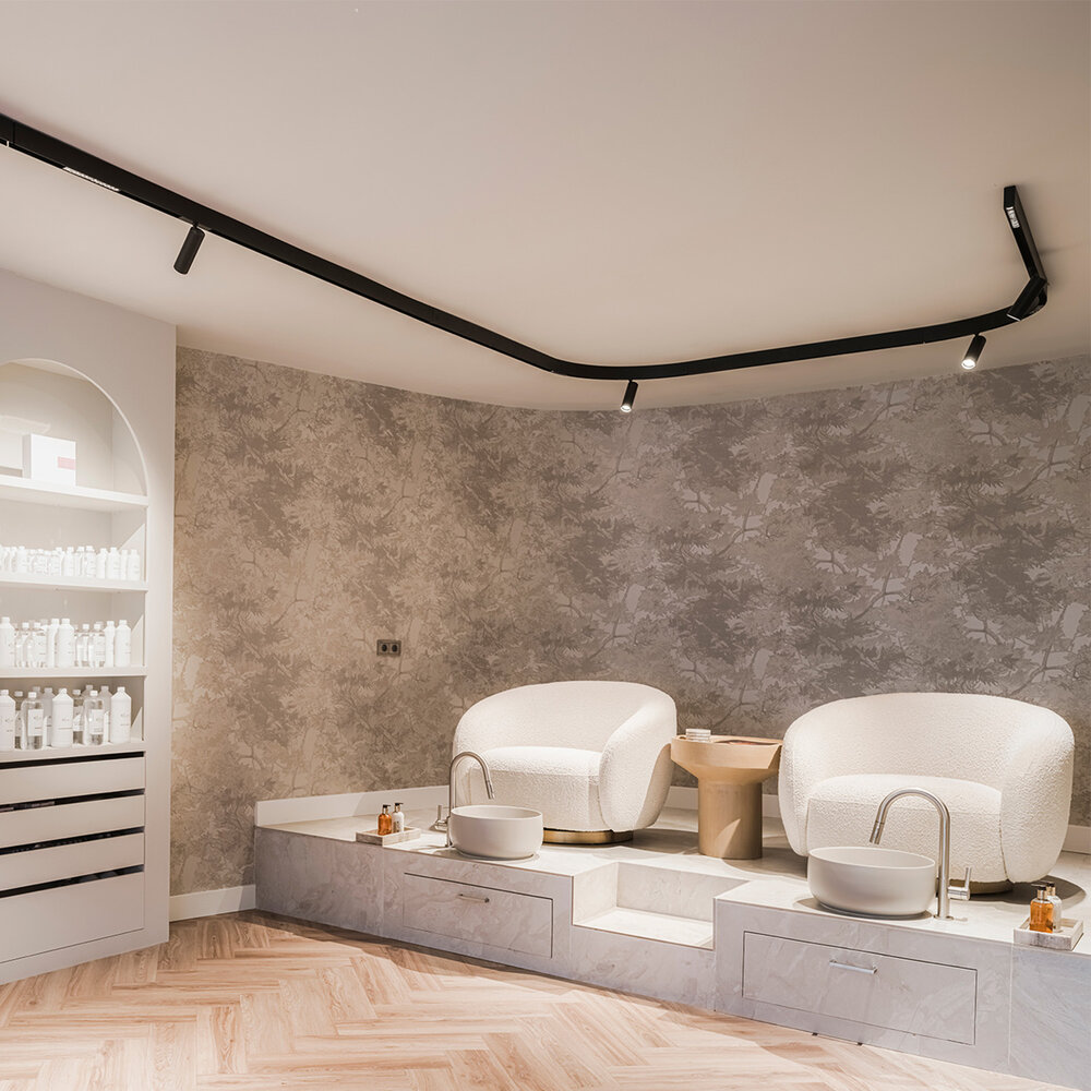 CLIXX SLIM magnetic track lighting system - surface/pendant 1/4 circle Ø 600