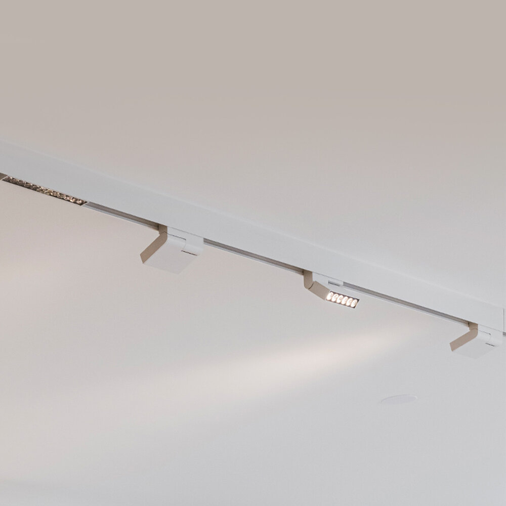 CLIXX magnetic track light system - Fold06 DOTS LED module - White