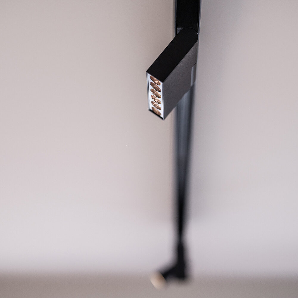 CLIXX magnetisch rail verlichtingssysteem - FOLD03 DOTS LED module - Zwart