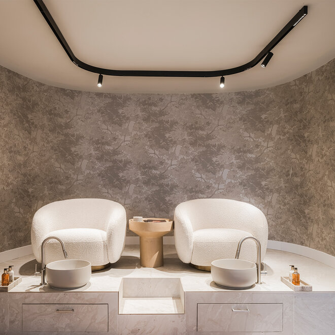 CLIXX CURVE magnetic track light system - DOT03 LED module - black