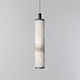 TUBE 250 LED suspended lamp – Alabaster natural stone