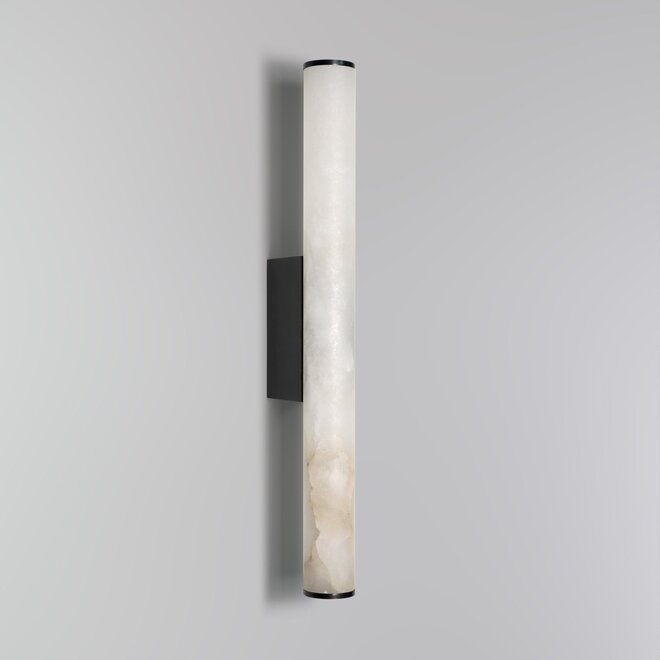 TUBE 400 LED wall lamp – Alabaster natural stone
