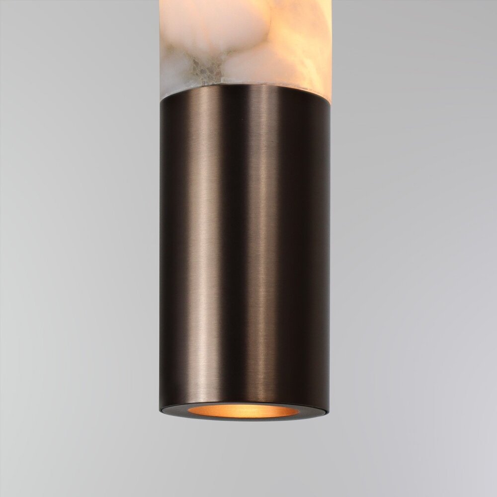 TUBE 400 SPOT LED hanglamp - Albast natuursteen