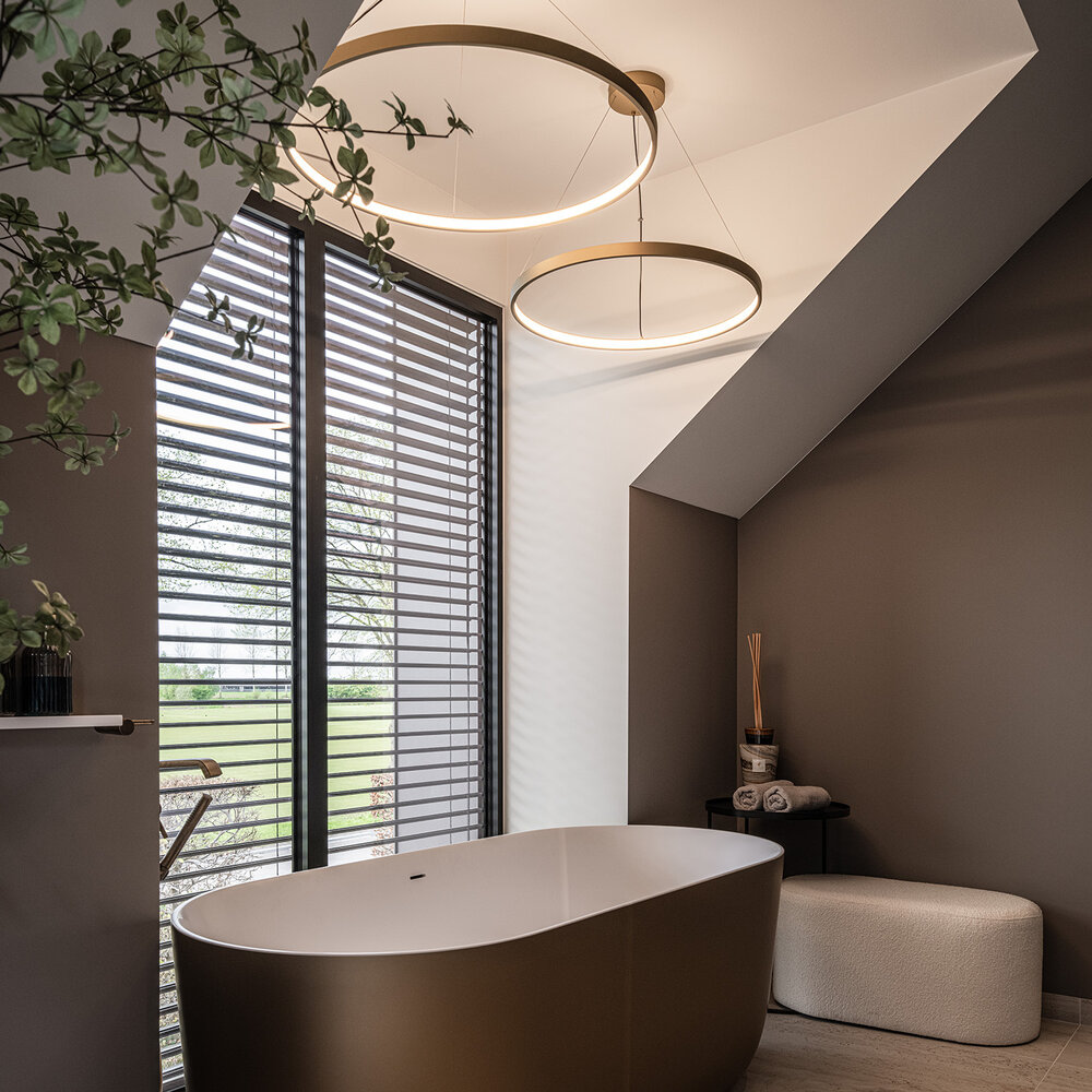 HALO LED ring hanglamp - Geborsteld Goud