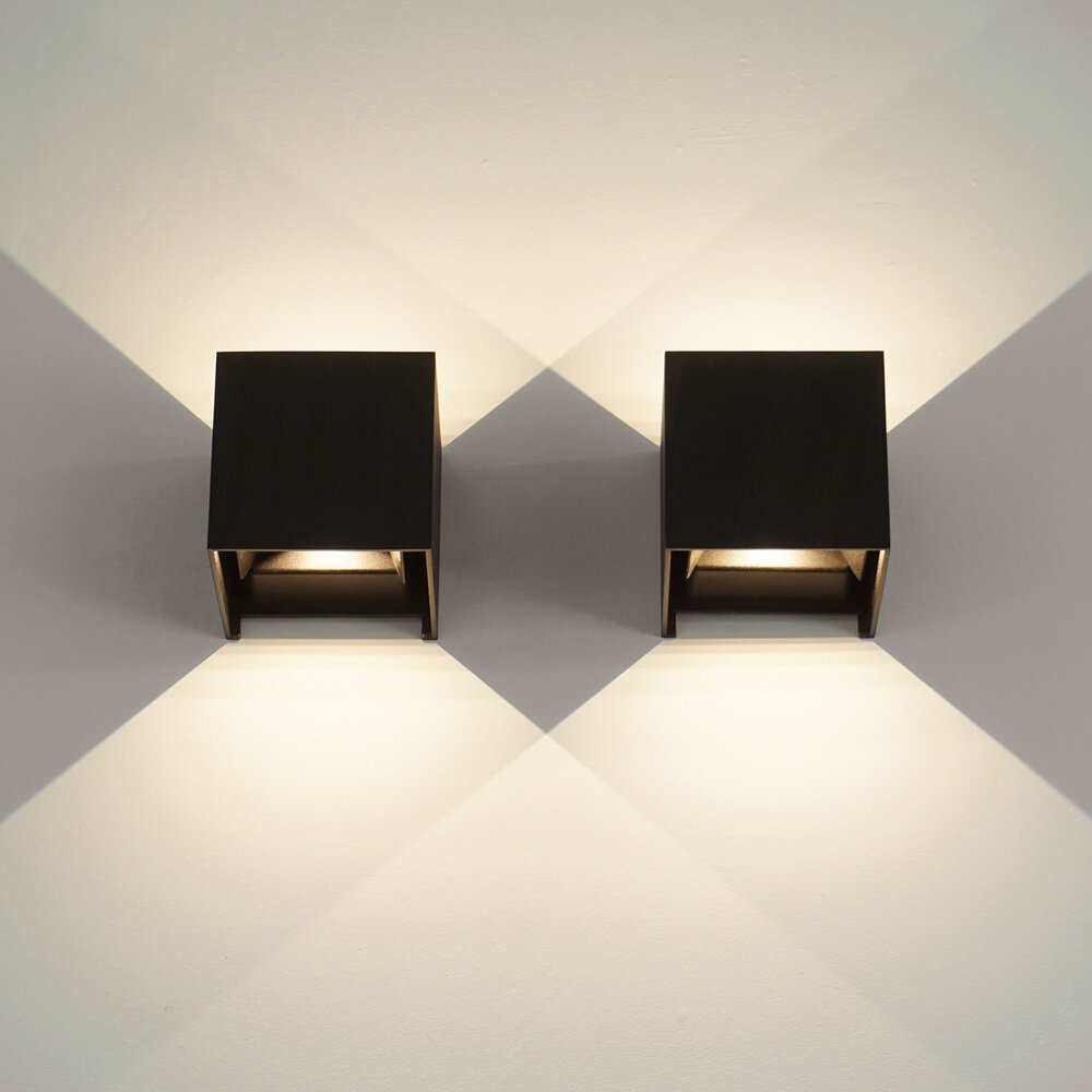 Boxx wall lamp LED - Black
