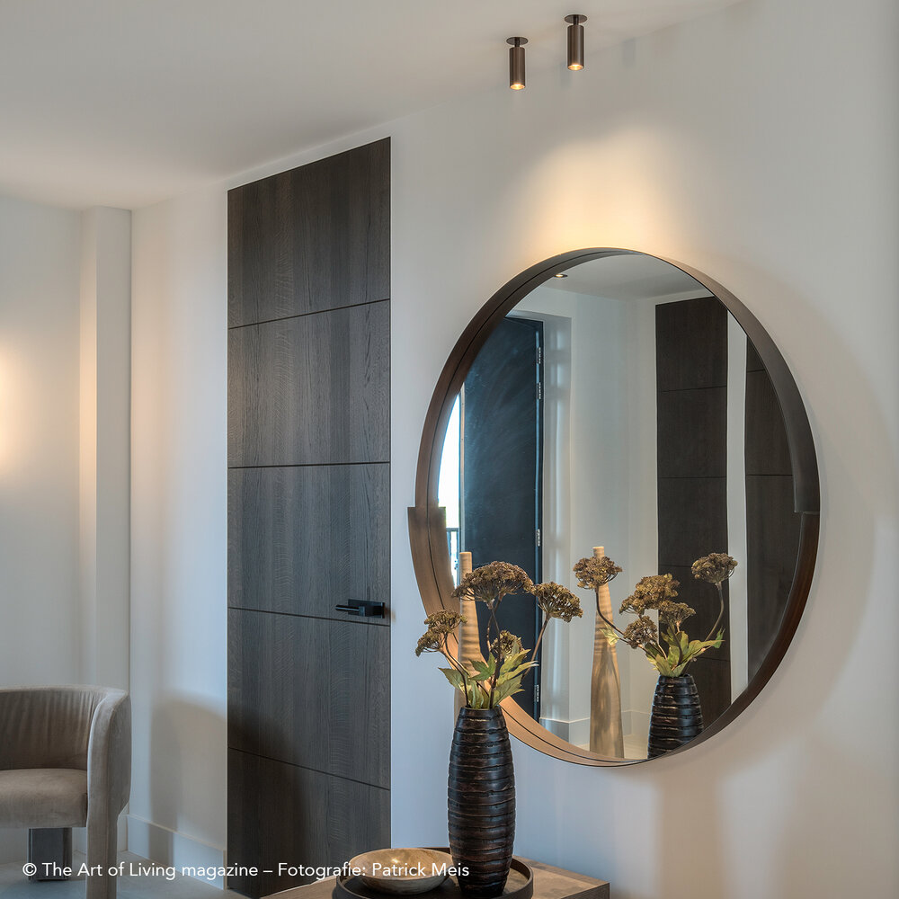 SPOT40 semi-inbouw LED spot - Geborsteld Brons