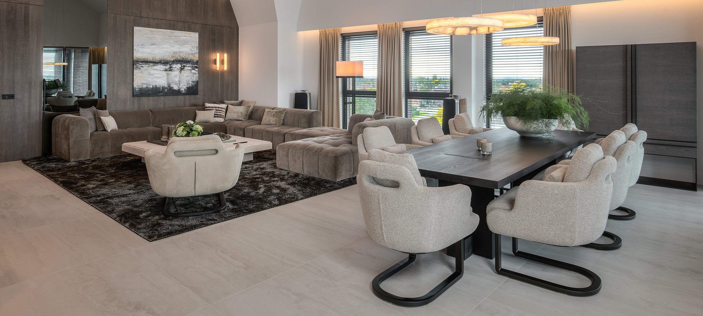 Luxury penthouse illuminated by Lightinova